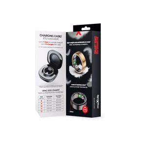 Išmanusis žiedas Maxlife MXSR-100 auksinis (12 dydis/21.4 mm)