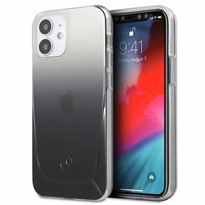 Mercedes Transparent Line Case for iPhone 12 mini - Black