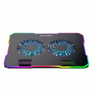 Wozinsky WDCX-A26 NitroCool RGB игровой коврик охлаждения для ноутбука черный