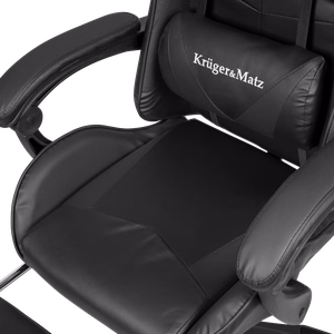 Kruger&Matz GX-150 žaidimų kėdė, juoda