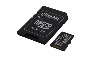 Kingston Technology Canvas Select Plus Gen3 64 GB MicroSDXC UHS-I Klasės 10