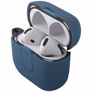 Uniq Clyde Lock dėklas AirPods 4 - mėlynas