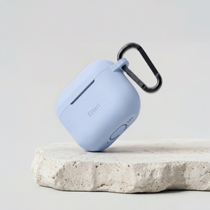 Etteri silicone case for AirPods 4 light blue
