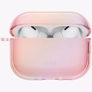 Uniq Iridescia Hang Case for AirPods Pro 3 - Transparent Pink