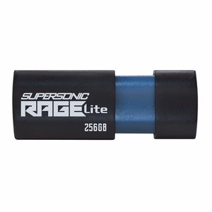 USB atmintinė PATRIOT Rage Lite 1TB 120 MB/S USB 3.2 ištraukiamas juodas (PEF1TBRLB32U)