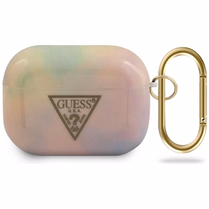 Guess GUACAPTPUMCGG01 AirPods Pro чехол розовый/розовый Tie & Dye Collection