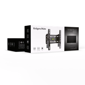 Kruger&Matz universal wall mount for 13–43-inch LED TVs, vertical adjustment