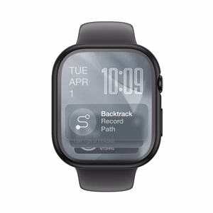 Защитное стекло AmazingThing Radix с чехлом для Apple Watch Series 11 46 мм — чёрный