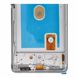 FixCell ekranas LCD SAMSUNG S20 FE OLED su rėmeliu baltas