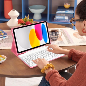 Tech-Protect SC Pen dėklas iPad 10.9 colių 10 / 2022 / 11 colių 11 / 2025 rožinis