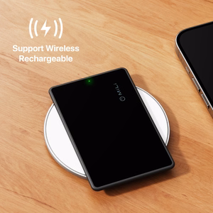 Bluetooth-трекер MiLi MiCard HD-P16-C для Apple Find My, чёрный