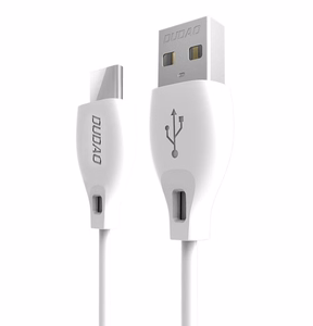 Кабель Dudao USB Type C 2.1A 1м белый (L4T 1m white)