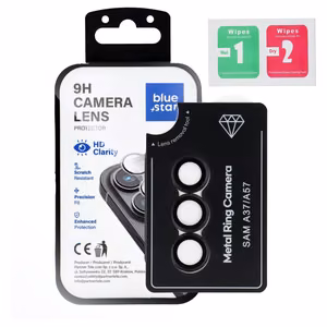 Защита объектива камеры BLUE STAR Easy Install SAMSUNG A57, черная