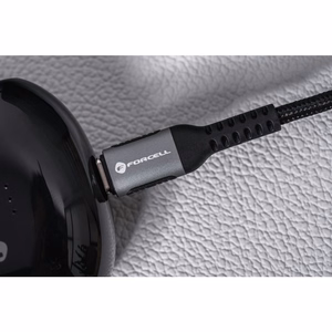 Кабель USB C to USB C Forcell F-Energy QC4.0 PD 5A 100W Cafule 0,5 m C260 чёрный