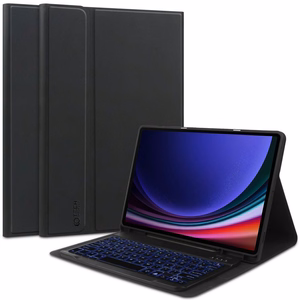 Tech-Protect SC Pen + Keyboard dėklas su klaviatūra Samsung Galaxy Tab S9 FE 10.9" X510 / X516B - juodas