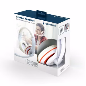 Stereo ausinės baltas