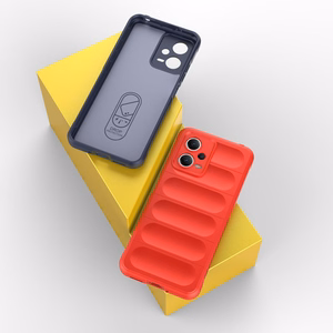 Magic Shield dėklas telefonui Xiaomi Redmi Note 12 5G / Poco X5 5G lankstus šarvuotas dėklas juoda