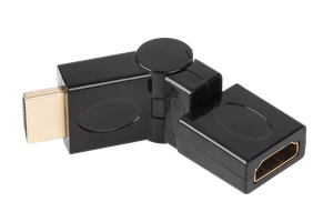 Rotatable HDMI female-to-male adapter