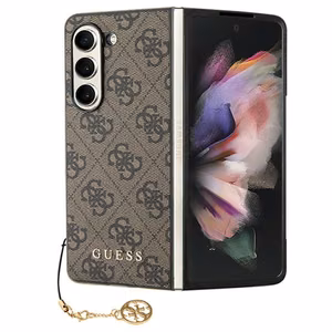 Guess чехол для Samsung Z Fold 5 GUHCZFD5GF4GBR (4G Charm) коричневый