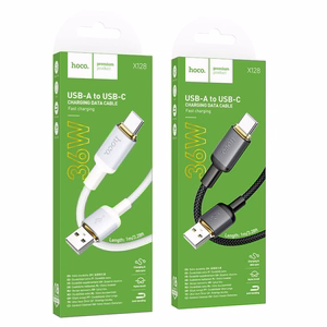 Кабель USB A на USB C Hoco 3A 1 m X128 Benefit черный