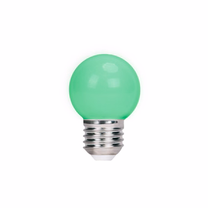 Forever Light LED Bulb E27 G45 2W 230V green 5pcs
