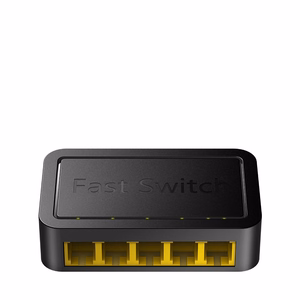 Cudy FS105D tinklo komutatorius Fast Ethernet (10/100) Juoda