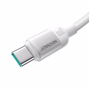 Joyroom S-A62 Lively Series 3A USB-A - USB-C кабель 1.2 m - белый