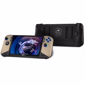 MSI Claw 8 AI+ A2VM-037PL nešiojamoji žaidimų konsolė 20,3 cm (8") 1 TB Lietimui jautrus ekranas „Wi-Fi“ Rusvai gelsvas