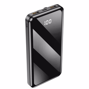 "Forever" maitinimo bankas TB-411 ALLin1 10000 mAh su USB-C + "Lightning" + microUSB laidais, juodas
