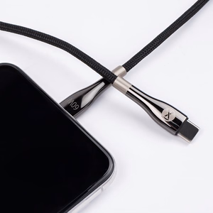 Forever Sleek кабель USB-C - USB-C 1,0 m 60W чёрный