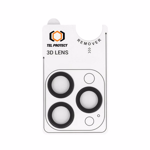 Tempered glass Tel Protect 3D Lens on camera for Iphone 13 Pro/13 Pro Max black (lens 3 pieces)