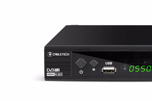 Cabletech URZ0336C – приёмник цифрового эфирного телевидения DVB-T2 H.265/HEVC