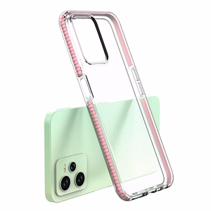 Чехол Spring для Realme C35 силиконовый с рамкой чёрный