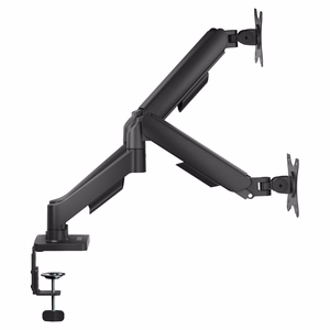 Savio UM-04 Dvigubas spyruoklinis monitorių stalo laikiklis 17″–32″