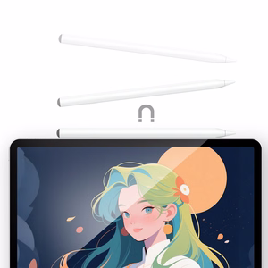 Acefast V2 talpinis rašiklis iPad su 2 keičiamais antgaliais - baltas