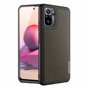 Dėklas Dux Ducis Fino, skirtas Xiaomi Redmi Note 10 / Redmi Note 10S / Poco M5s, žalias