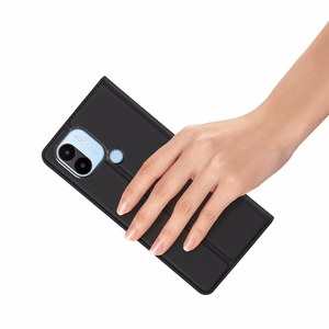 Чехол Dux Ducis Skin Pro для Xiaomi Redmi A1+ книжка-кошелёк с подставкой чёрный
