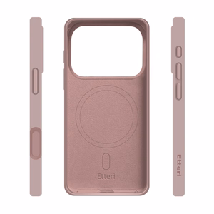Etteri Silikoninis Mag dėklas for iPhone 17 Pro šviesiai rožinis