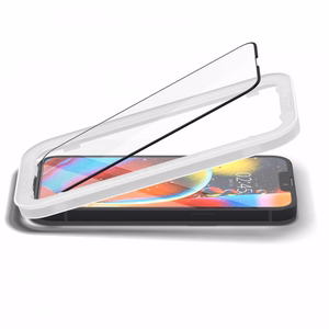 Spigen ALM Glass FC grūdintas stiklas iPhone 13 / 13 Pro / 14 – juodas