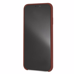Mercedes Silikono linijos dėklas iPhone Xs Max - raudonas