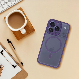 Чехол для Samsung S26 Ultra Full Matte Mag Cover совместимый с MagSafe фиолетовый