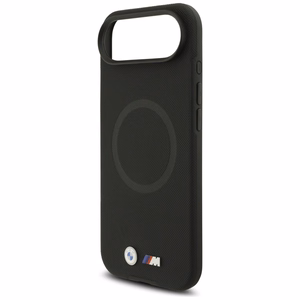 BMW M FW metalinio logotipo magnetinis dėklas telefonui iPhone Air - juodas