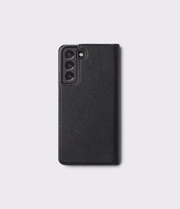 Ringke Folio Signature Flip кожаный чехол для Samsung Galaxy S22+ (S22 Plus) Чёрный