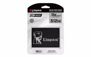 Kingston Technology KC600 2.5" 512 GB Serial ATA III 3D TLC SSD