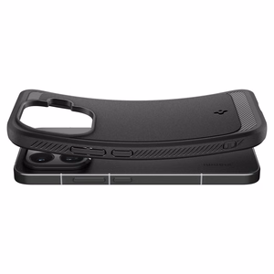 Spigen Rugged Armor dėklas, skirtas Xiaomi 15T Pro, juodas