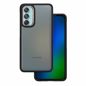 Crystal Black dėklas telefonui Samsung Galaxy M55 5G pilkas