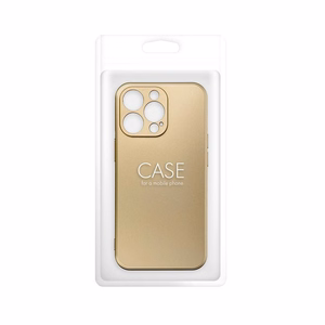 Чехол для iPhone 14 Pro Metallic золотой