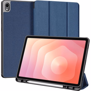Dėklas Dux Ducis Domo Samsung X730/X730 Tab S11 tamsiai mėlynas