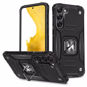 Чехол Wozinsky Ring Armor для Samsung Galaxy S23 бронированный с магнитным кольцом-держателем чёрный