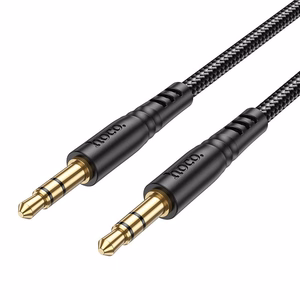 Audio adapteris Hoco UPA24 3,5mm į 3,5mm (p-p) juodas